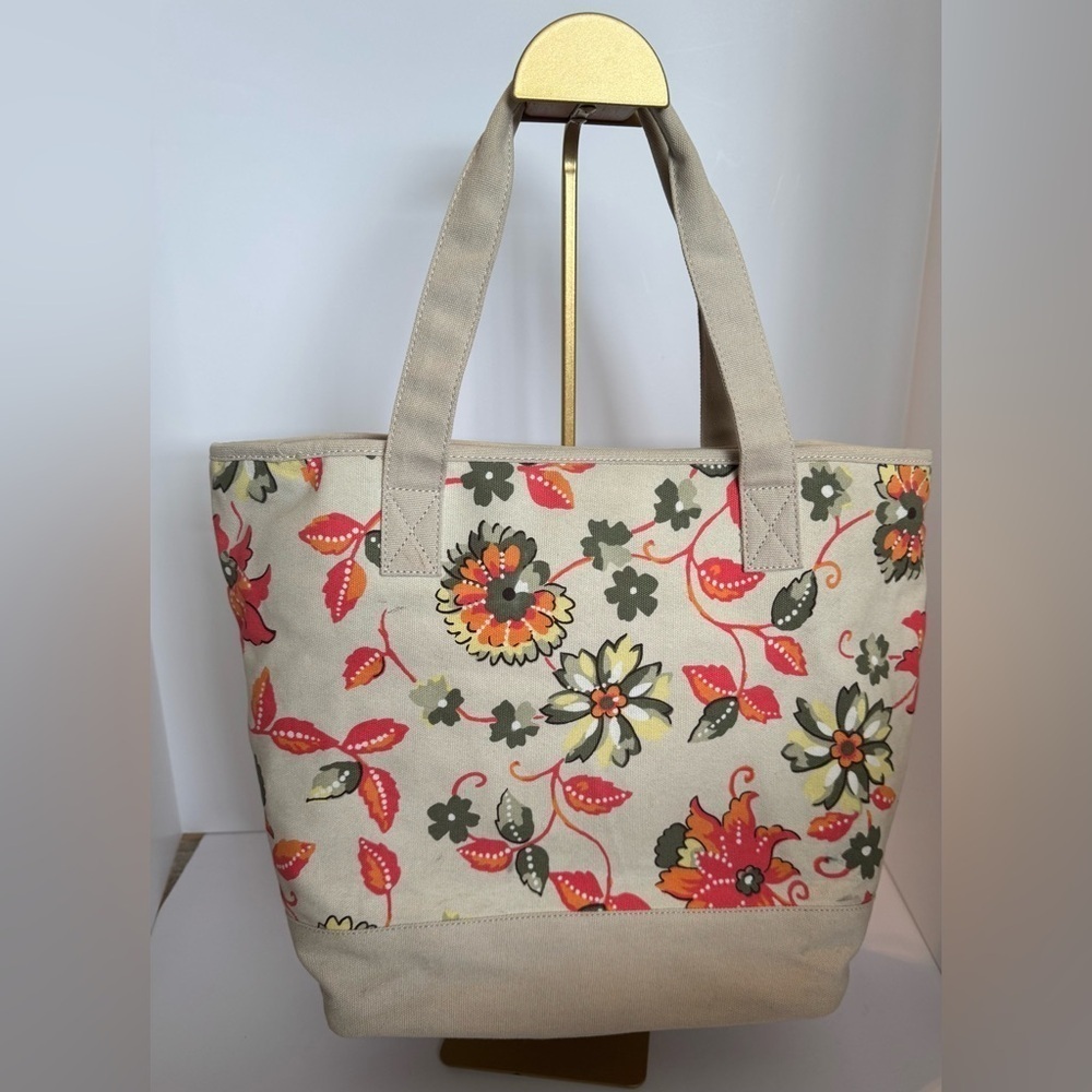 Eddie Bauer floral tote